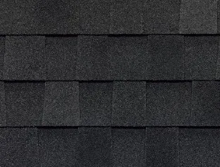 Atlas Roofing Castlebrook Black Shadow roof shingle swatch