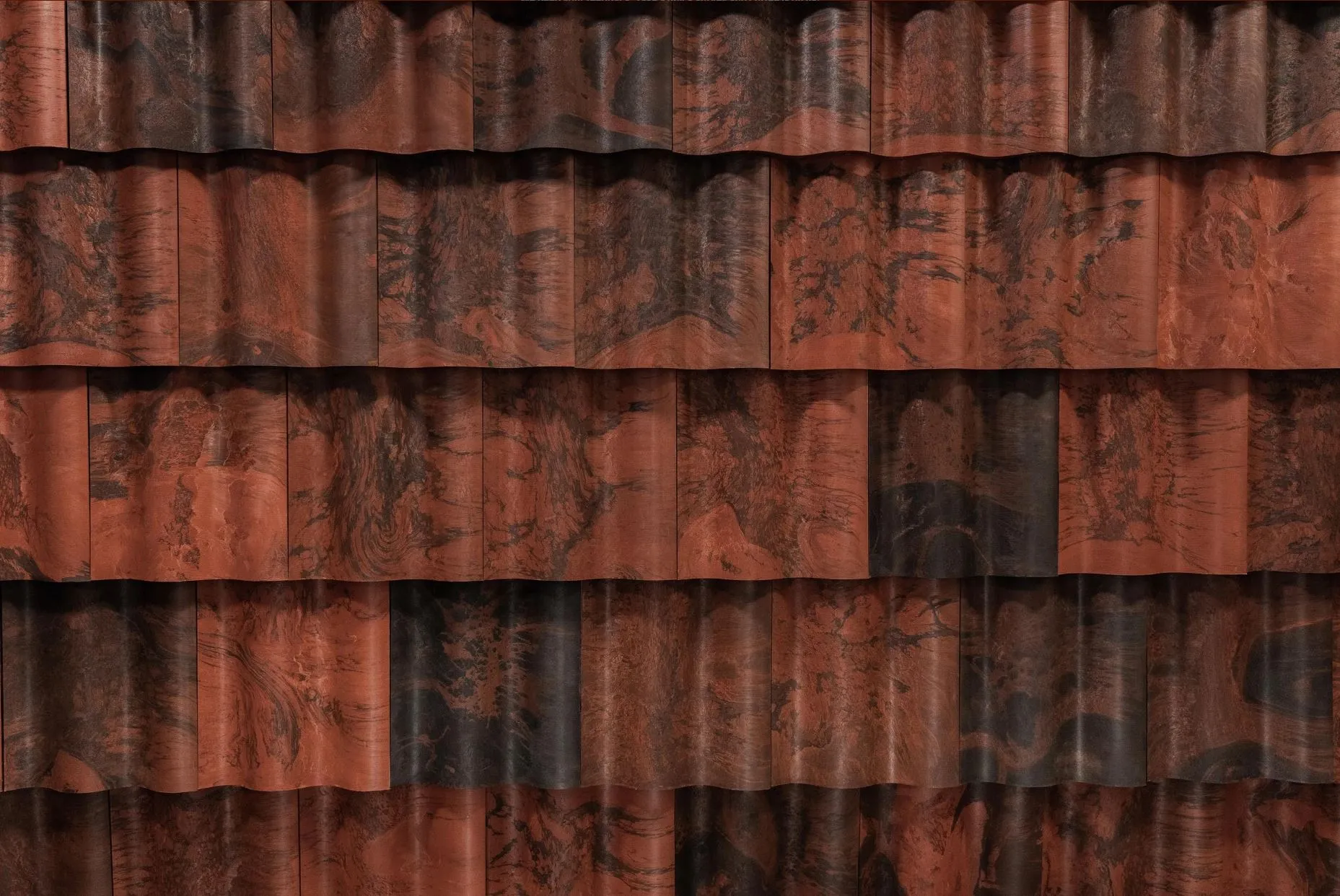 Brava Roof Tile Spanish Barrel Tile Aged Mission roof shingle swatch
