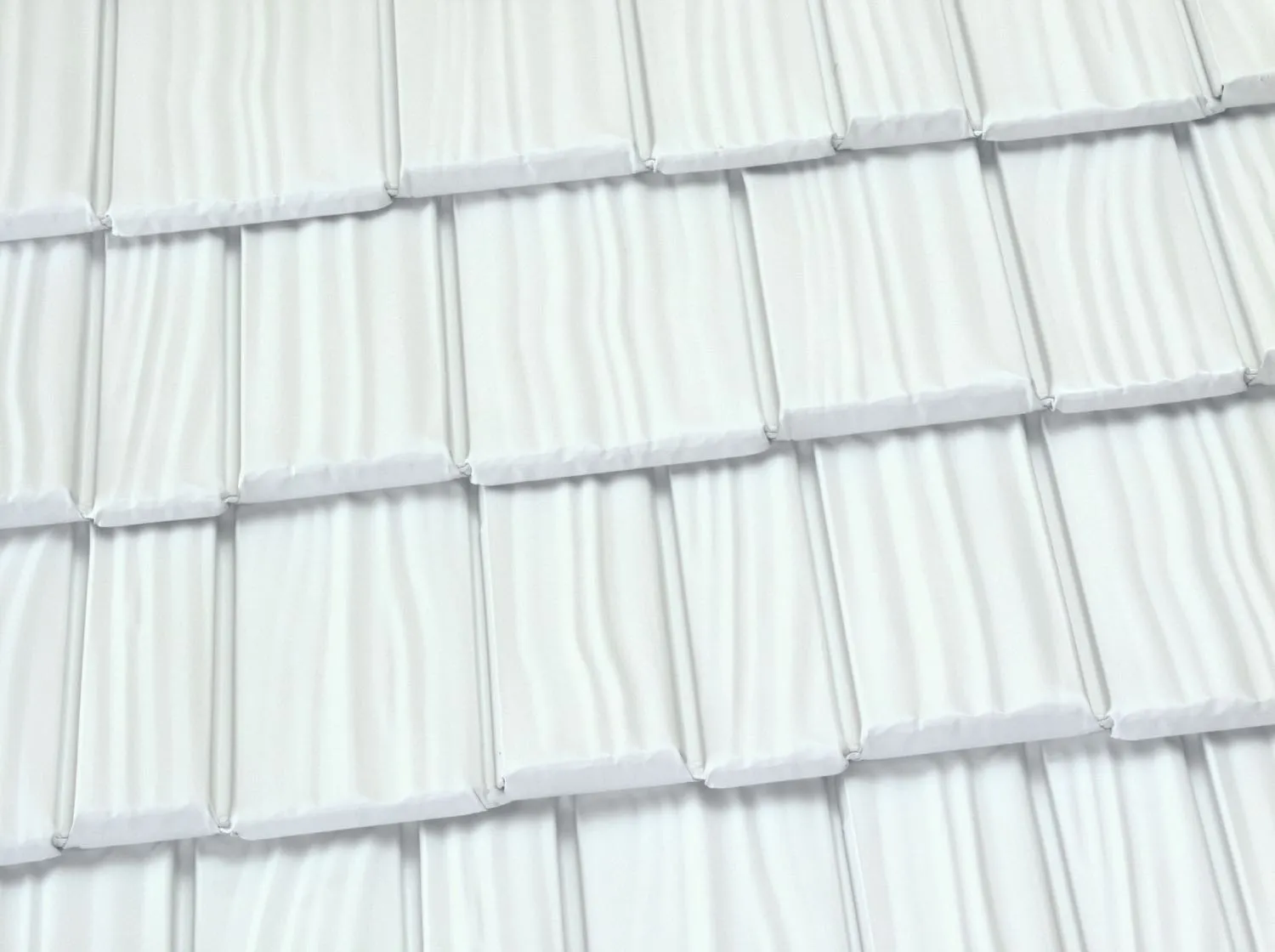 Classic Metal Roofing Systems Country Manor Shake White