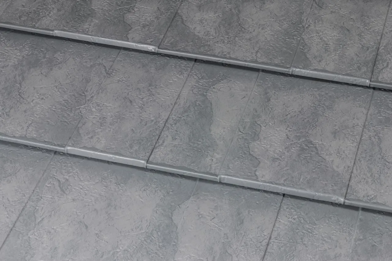 Classic Metal Roofing Systems Slate Rock Blue swatch