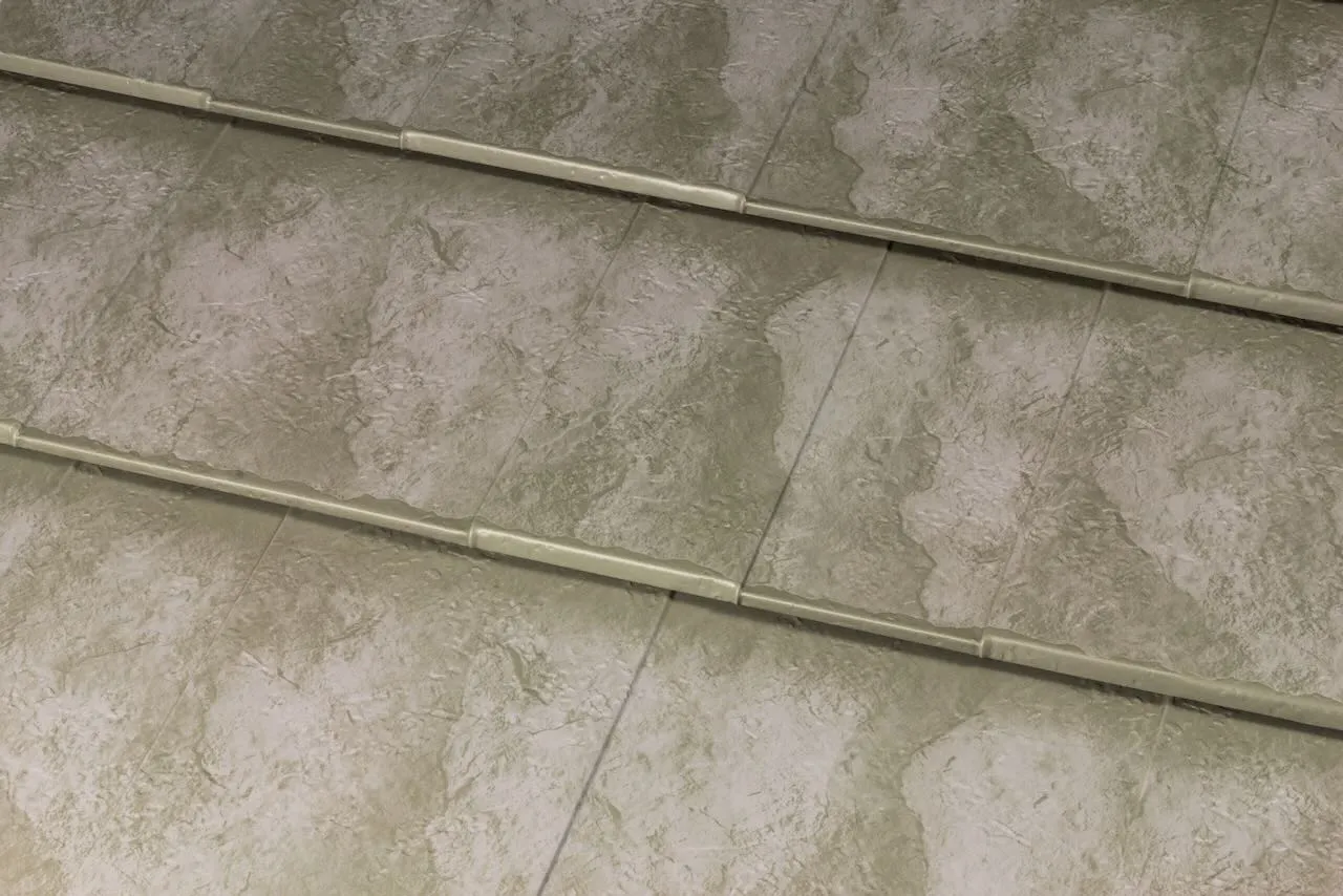 Classic Metal Roofing Systems Oxford Shingle Slate Rock Green