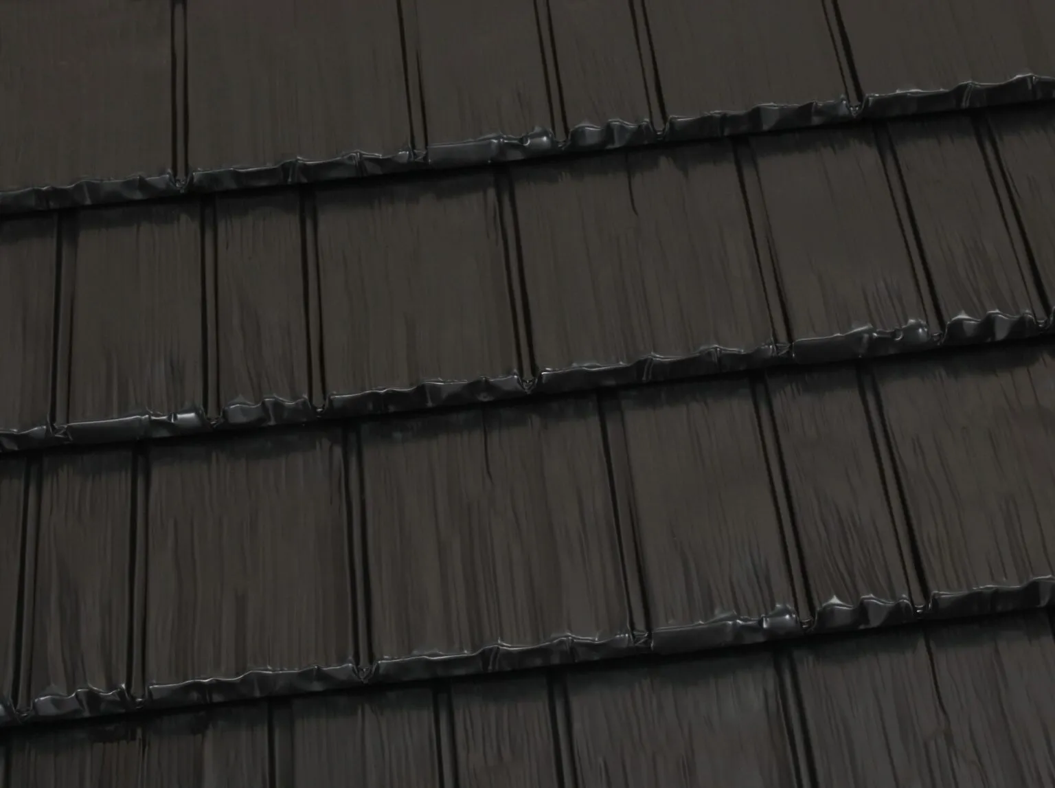 Classic Metal Roofing Systems Rustic Shingle Black
