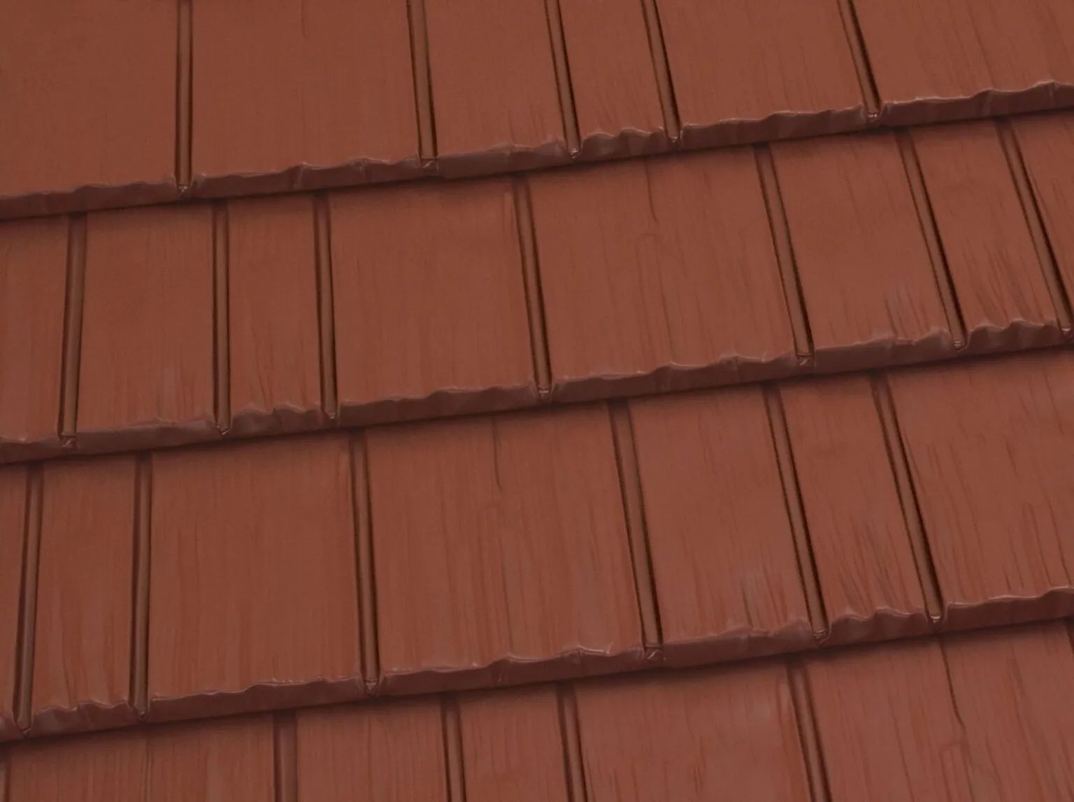 Classic Metal Roofing Systems Rustic Shingle Terra Red