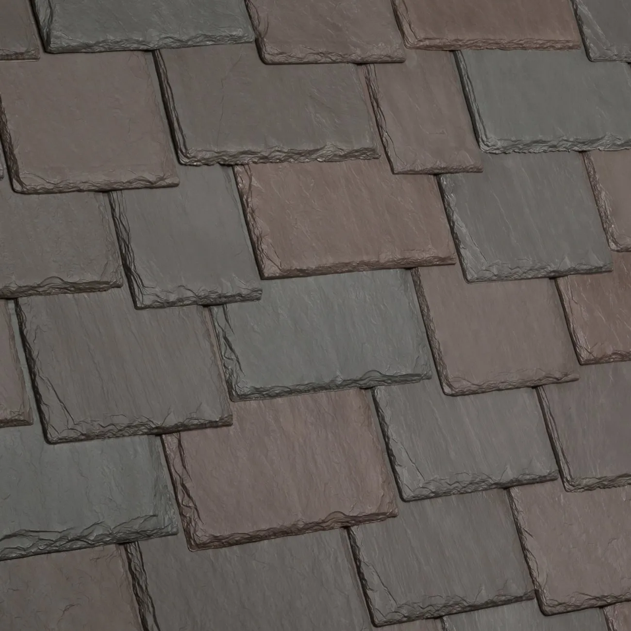 DaVinci Roofscapes Multi-Width Slate Brownstone