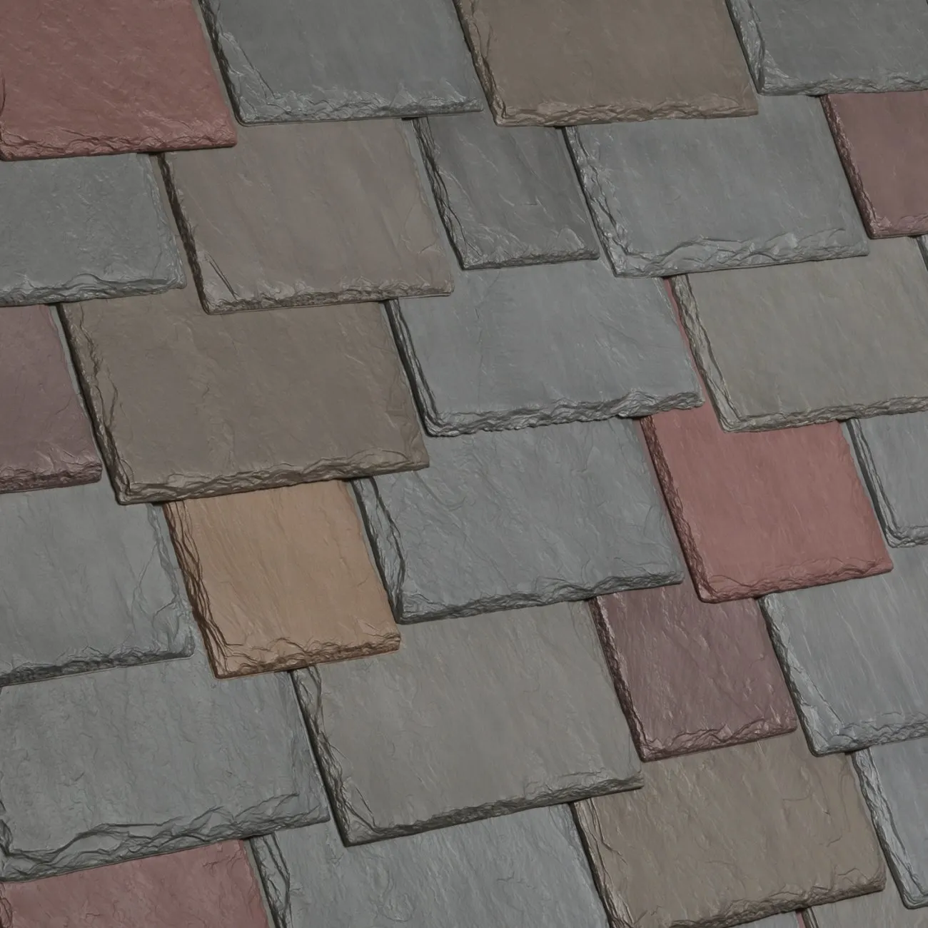 DaVinci Roofscapes Multi-Width Slate Vineyard