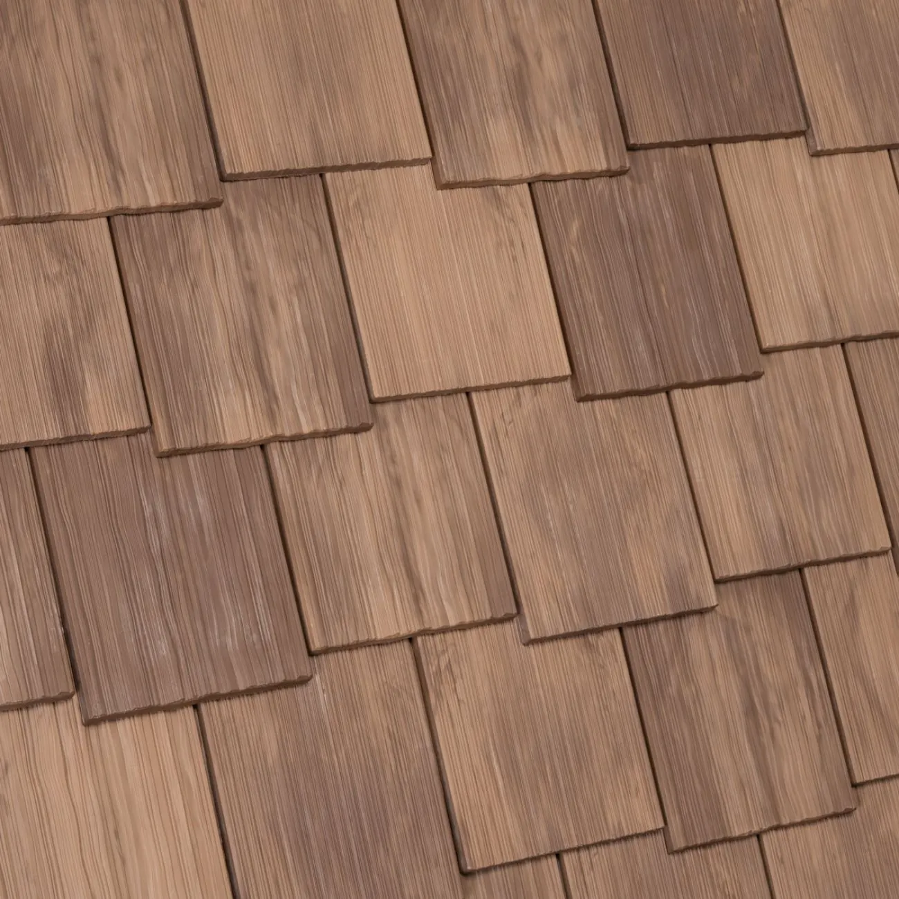 DaVinci Roofscapes Single-Width Shake Blonde Cedar