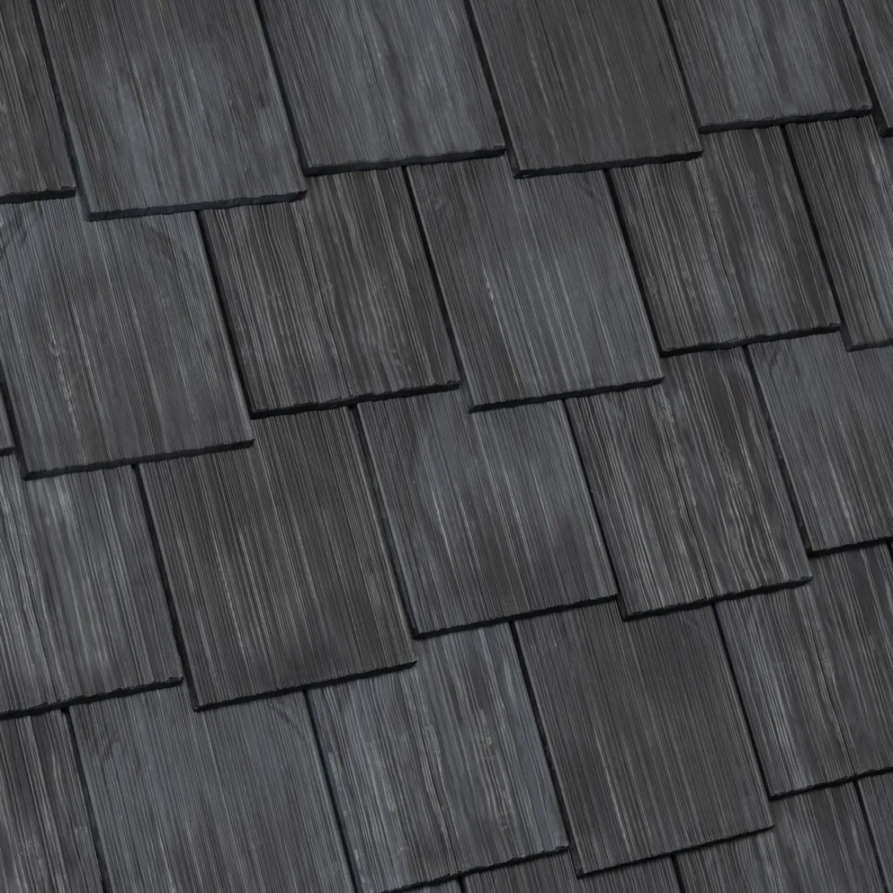 DaVinci Roofscapes Single-Width Shake Timber Black
