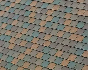 F-Wave American Blends Harvest Blend roof shingle swatch