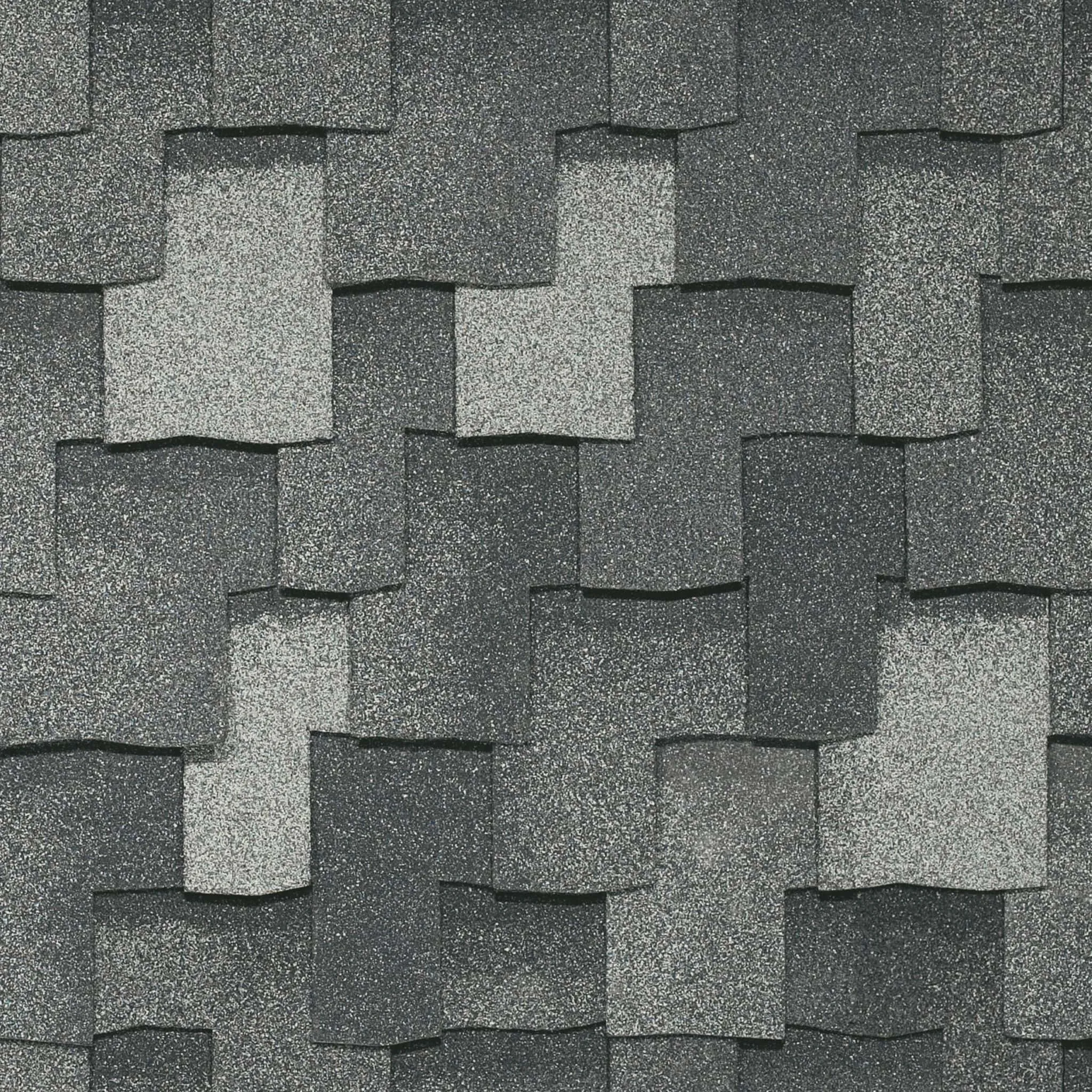 IKO Armourshake Greystone roof shingle swatch