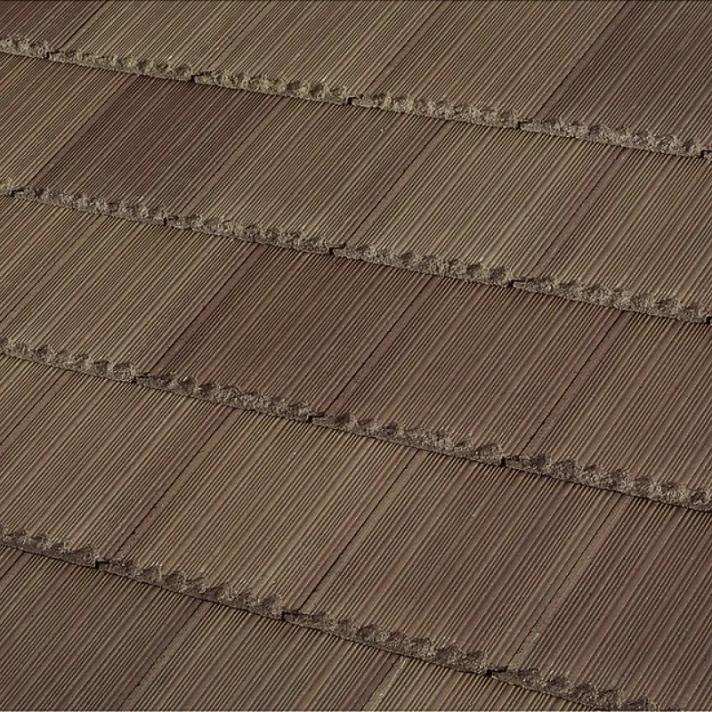 Newpoint Concrete Duralite Saxony 600 Shake Rustic Brown Blend