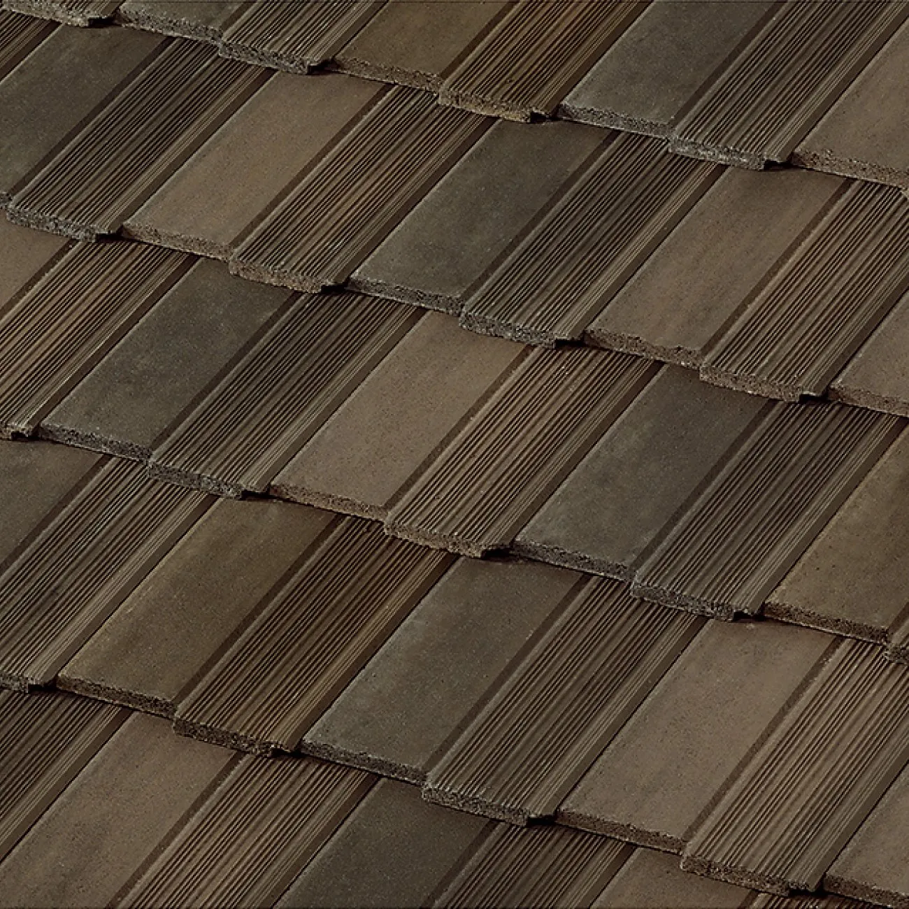 Newpoint Concrete Saxony 900 Split Old English Thatch Soet Charcoal Brown Blend